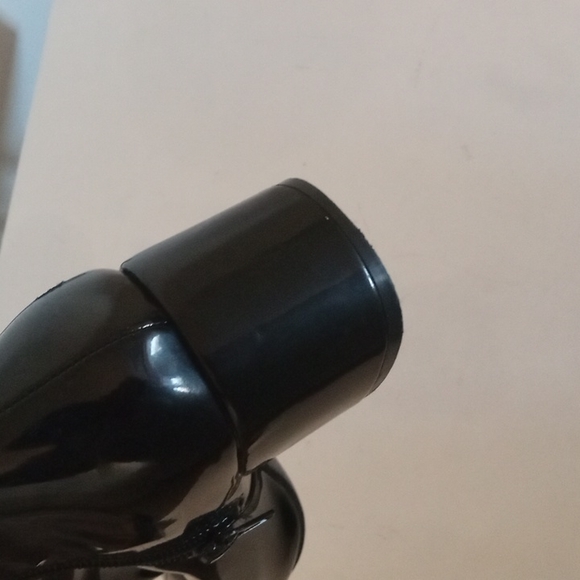 COPY - Women's Black Patent Leather Ankle Boots Booties Size 8 - Picture 5 of 13